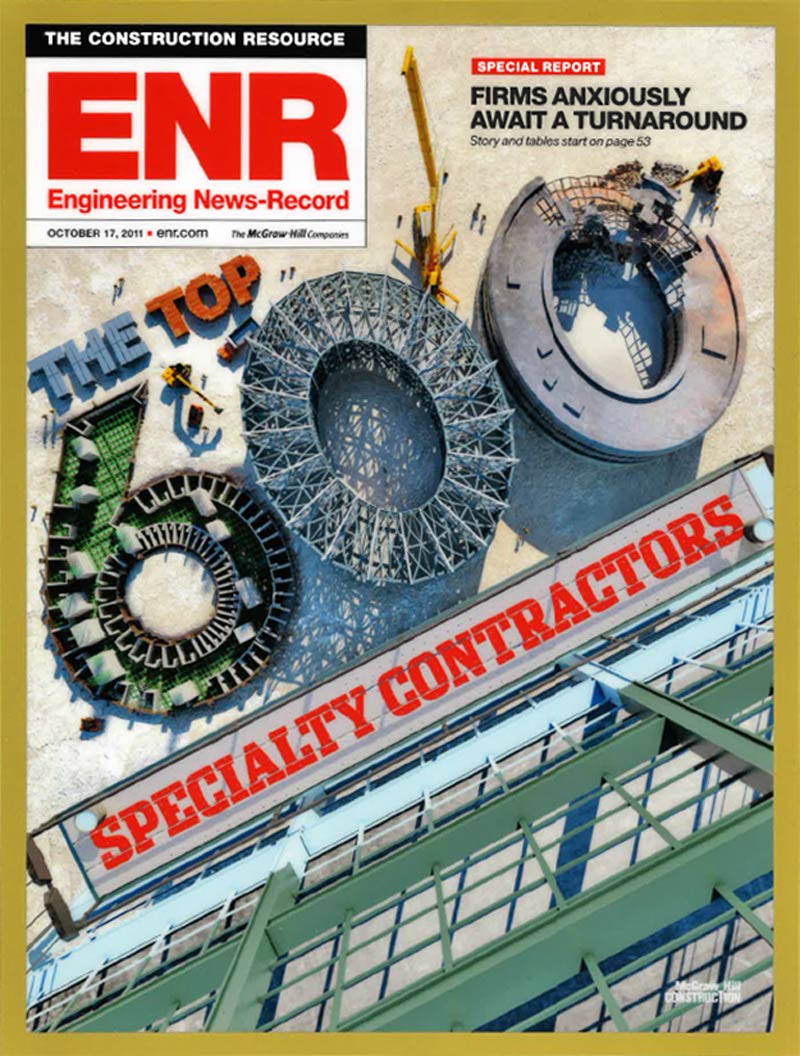 2011 – The Top 600 Specialty Contractors – Engineering News-Record (Rank #483)