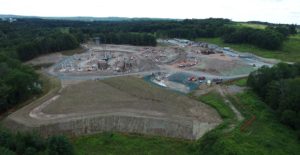 Construction progress at Kartrite Resort and Waterpark.