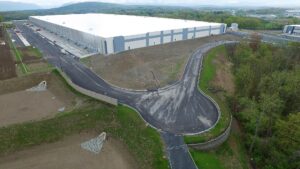 The newly constructed Matrix Logistics Center Warehouse in Newburgh