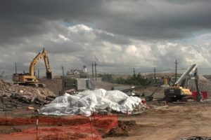 Site excavation and removal of soil, rock and other detritus at Prince Holdings.